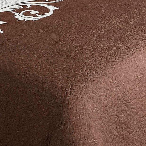 Přehoz na postel 210x170cm Aisha (hnědá)