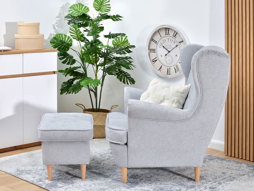 Taburetka Muriera (šedá + černá)