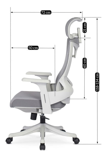 Kancelářské křeslo Conocerlo 2 (šedá)
