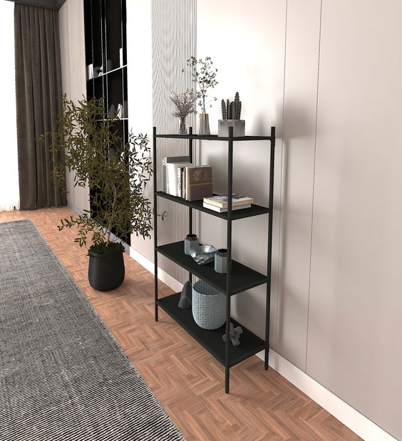 Regál Mortha (černá)