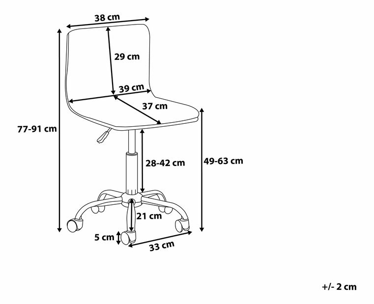 Kancelářské křeslo Orlo (šedá)