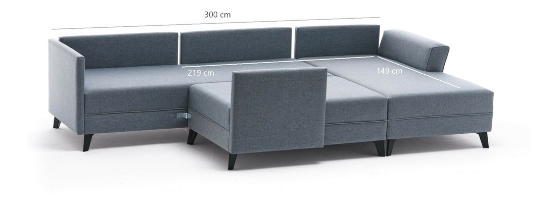 Rohová sedačka Enfant (Červená)