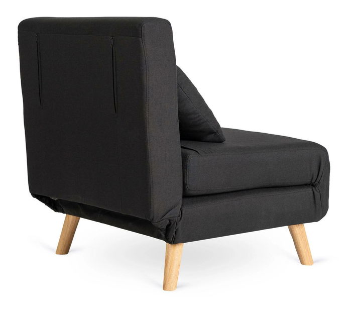 Rozkládací křeslo Motecacleta 1 (černá)