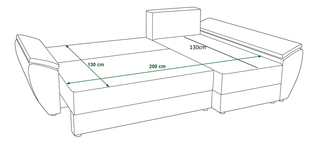 Rohová sedací souprava Radiant L3 (šedá) (P)