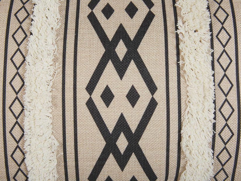 Sada 2 ozdobných polštářů 30 x 50 cm Pulim (béžová)