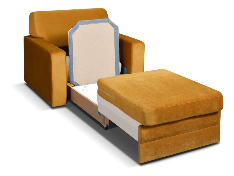 Rozkládací křeslo Antura (oranžová)