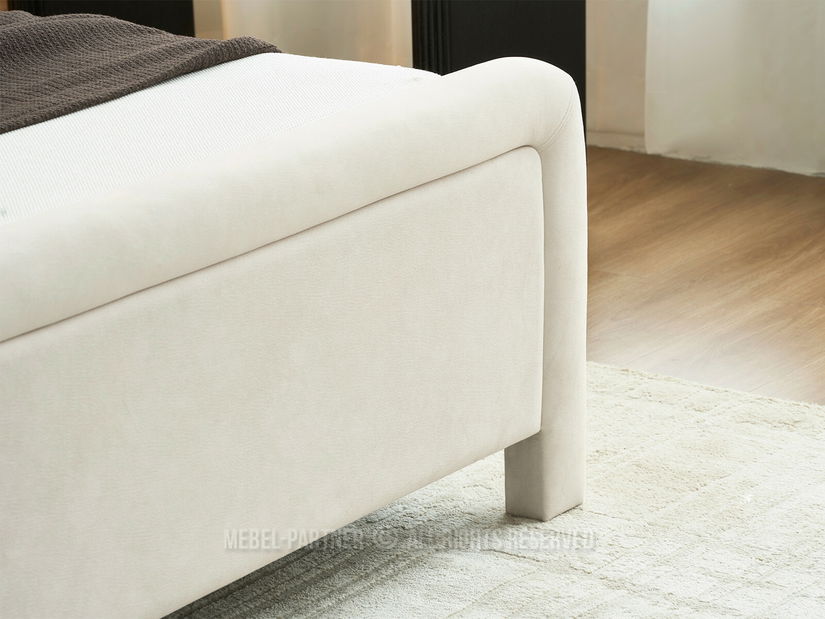 Manželská postel 180 cm Campus 180 (krémová)