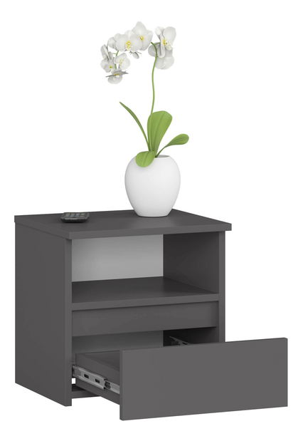 Noční stolek Cincuenta (grafit)