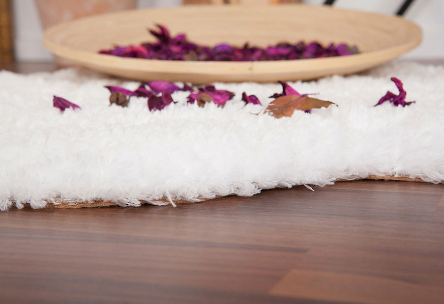 Kusový koberec Sheep Skin 100 White (60x180)