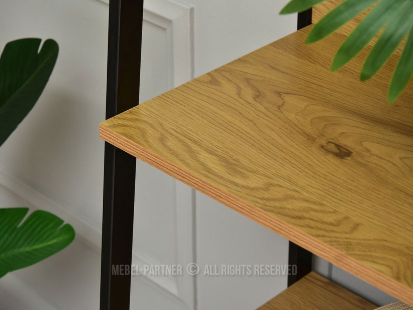 Regál Babs B (dub + černá)