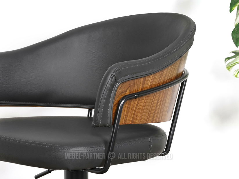 Barová židle CH69 (grafitová + černá)