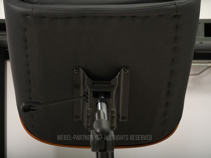 Židle Lola (ořech tmavý + černá)