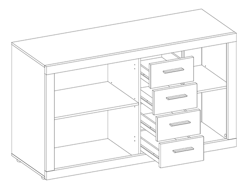 Komoda Buffy 3D4S