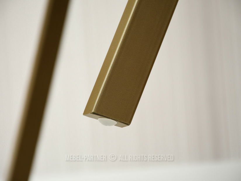 PC stolek Land (ořech + zlatá)