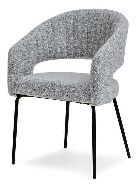 Židle Kim (šedá + černá)