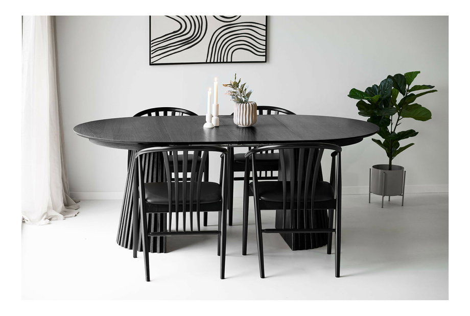 Jídelní set Ornelia 1 (černá)