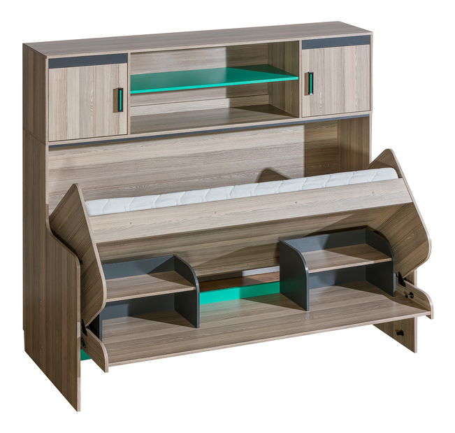 Jednolůžková postel 90 cm Ulmo U16 (s roštovou deskou)