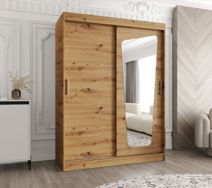 Šatní skříň 150 cm Mokka (dub artisan)