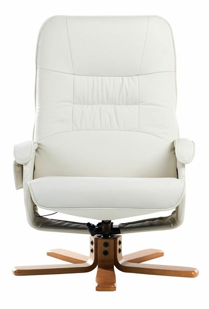 Masážní křeslo REALP (umělá kůže) (béžová)