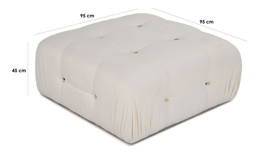 Taburetka Bubel (bílá)