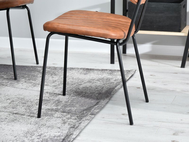 Židle Hugo (hnědá + černá)