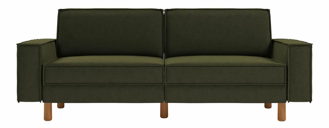 Pohovka třísedačka Spary E (karamelová + ořech)