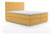 Boxspring postel 160 cm Pugno (žlutá) (s úložným prostorem)