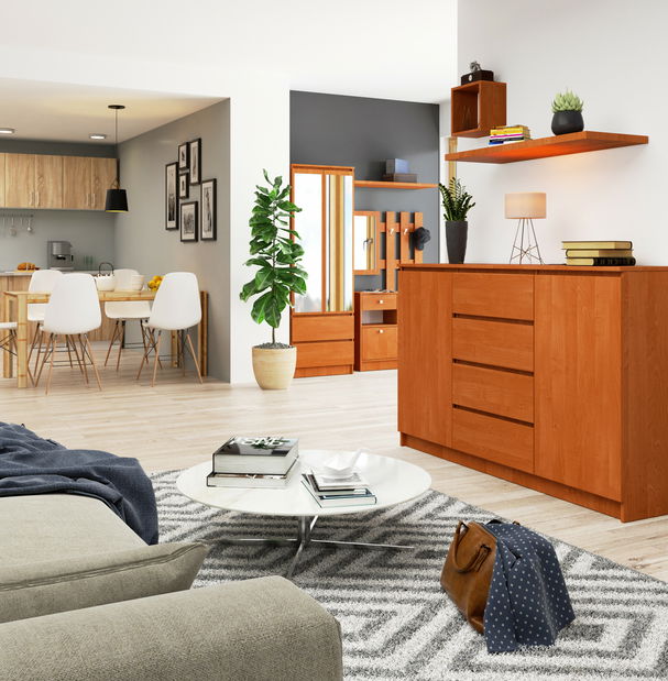 Komoda Kurtinaitis 2D 4SZ (olše)