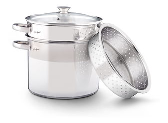 Kastrol s pokličkou Lamart Pasta 6l (nerez)