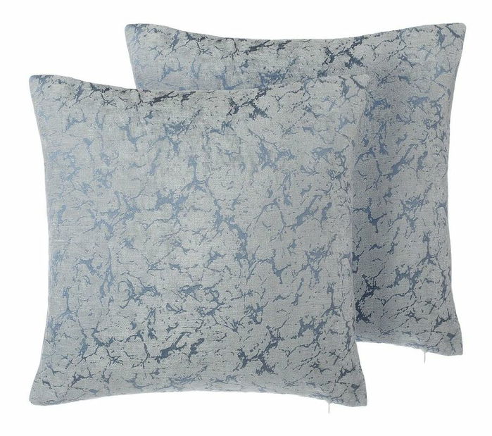 Sada 2 ozdobných polštářů 45 x 45 cm Wisza (šedá)