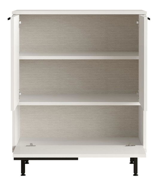 Kuchyňská skříňka Otto 8 A (bílá + černá)