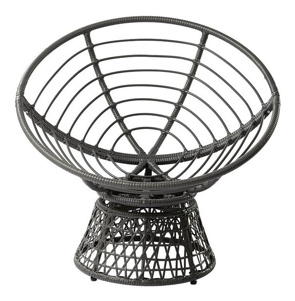 Zahradní otočné křeslo Arliss (tmavě šedá)