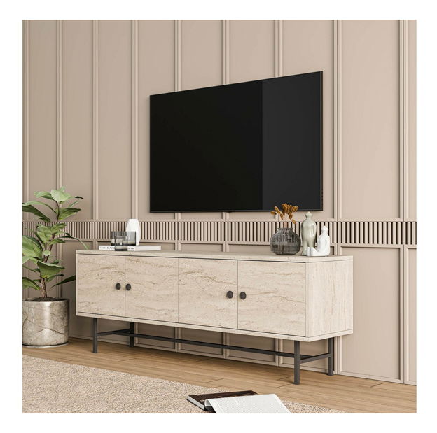 TV stolek/skříňka Diamon (travertin)