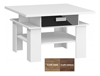 Konferenční stolek Solomon SOL 03 (craft zlatý + craft tobaco) *výprodej