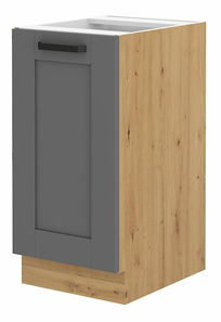 Dolní kuchyňská skříňka Lucid 40 D 1F BB (dub artisan + dustgrey)