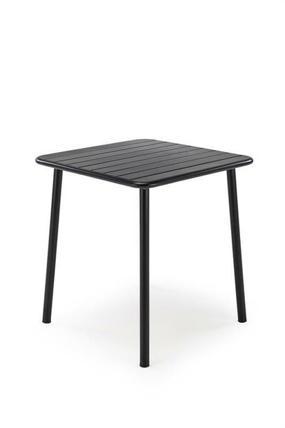 Zahradní stolek Basto 2 (černá) (pro 2 osoby)