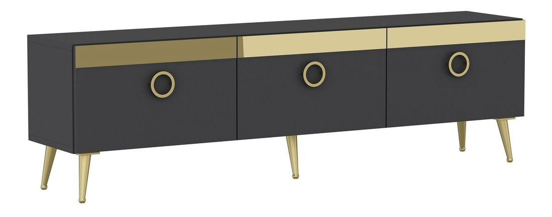 TV stolek/skříňka Vidipo (antracit)