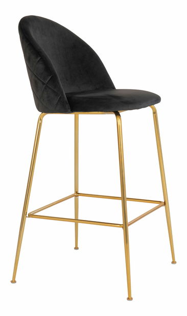 Barová židle Llonina (černá)