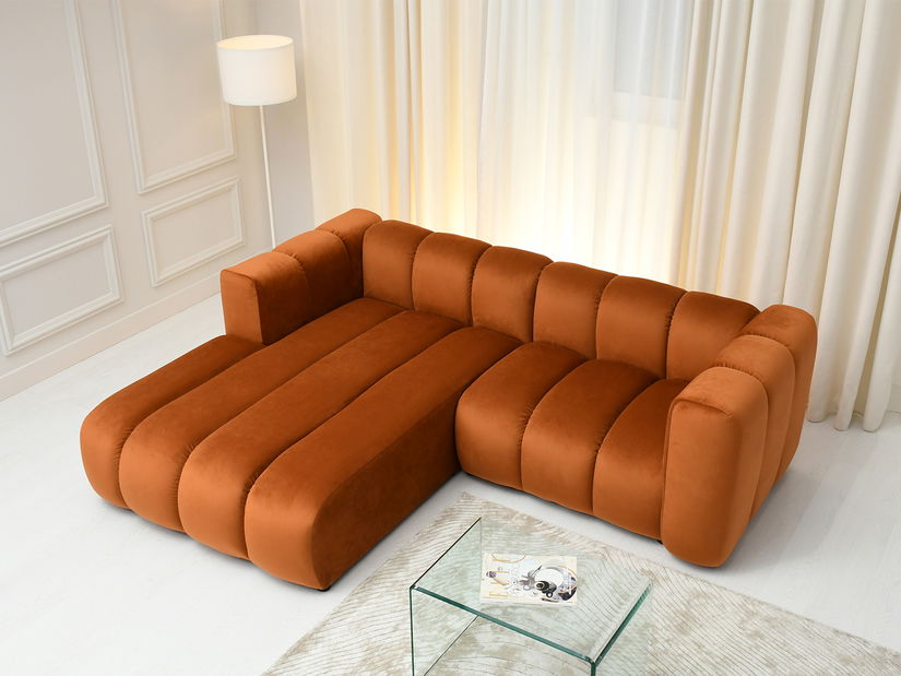 Rohová sedačka Organice (černá)