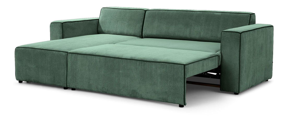 Rohová sedačka Castello (zelená) (L)