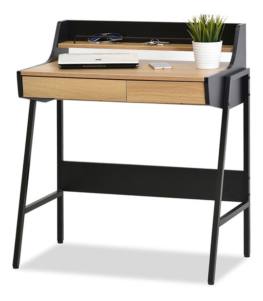 PC stolek Borge (dub + černá)