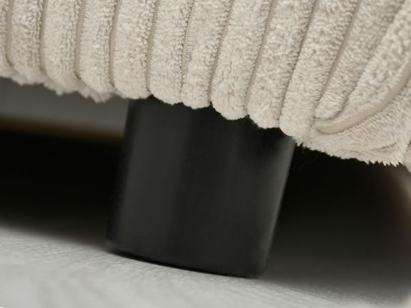 Pohovka dvousedačka Nazismo (béžová + černá)