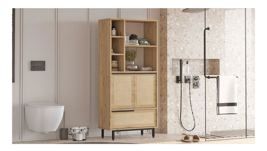 Koupelnová skříňka Otto 9 (ořech + dub)