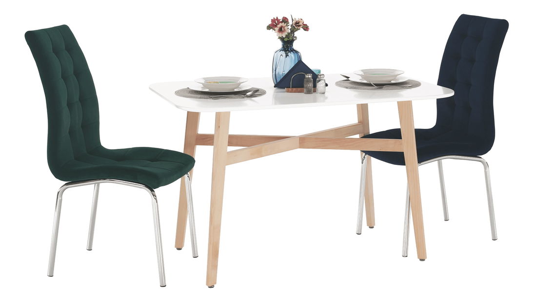 Jídelní stůl Calvin (pro 4 osoby) (bílá)