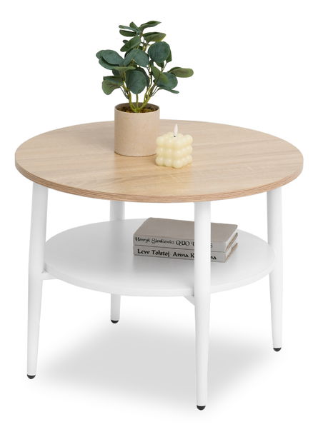 Konferenční stolek Randolf S (sonoma + bílá)