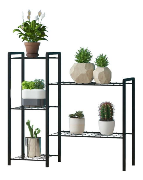 Dekorativní stojan na květináče Sosenu 1 (černá)