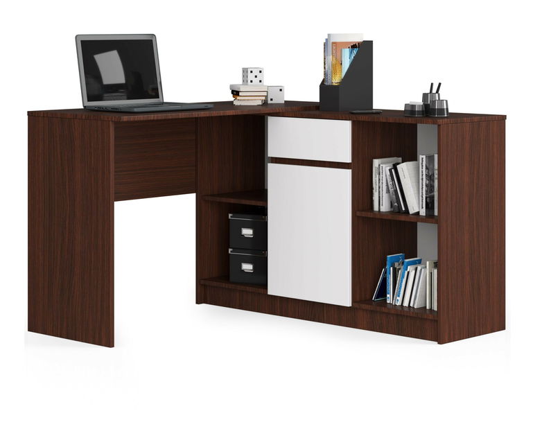 Komoda Briar (wenge + bílá)