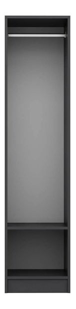 Šatní skříň Mintenker (bílá + antracit)