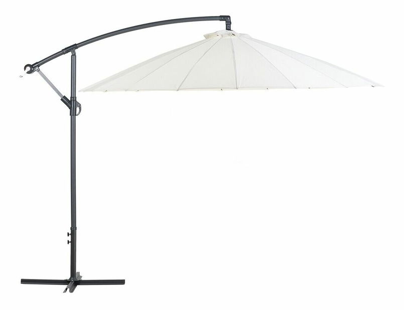 Zahradní slunečník 268 cm CALISA II (polyester) (světlobéžová)