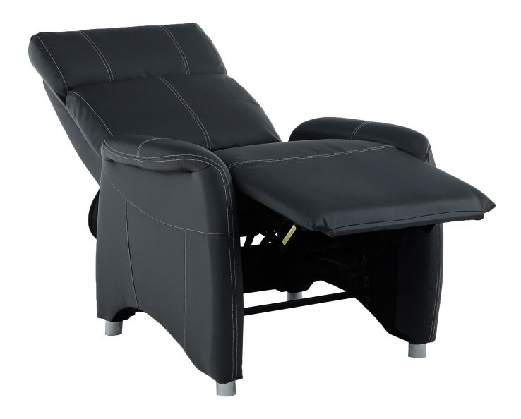 Relaxační křeslo Francesco CH-113100 kůže PU černá